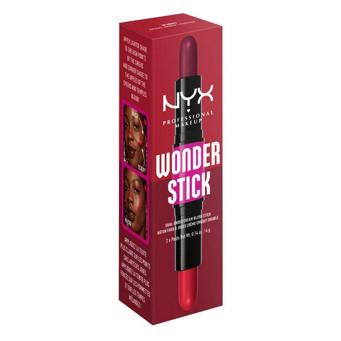 Blush Crèmeux - NYX PROFESSIONAL MAKEUP - Wonder Stick - Vegan - À l'Acide Hyaluronique - Texture Modulable