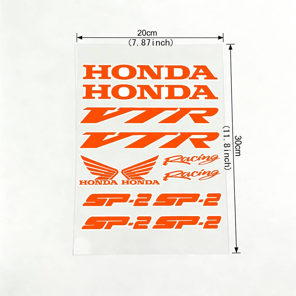 For HONDA VPR SP2 18 Colors Reflective Motorcycle Stickers Waterproof Vinyl Decals For Motorbike Helmet Fuel Tank Bike