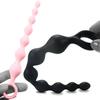 Yemax Anal Plug Silicone Anal Dildo for Beginners Thin Anal Beads Style for Men Adult Toys Adult Goods for Women Anal Goods Anal Expansion Anal