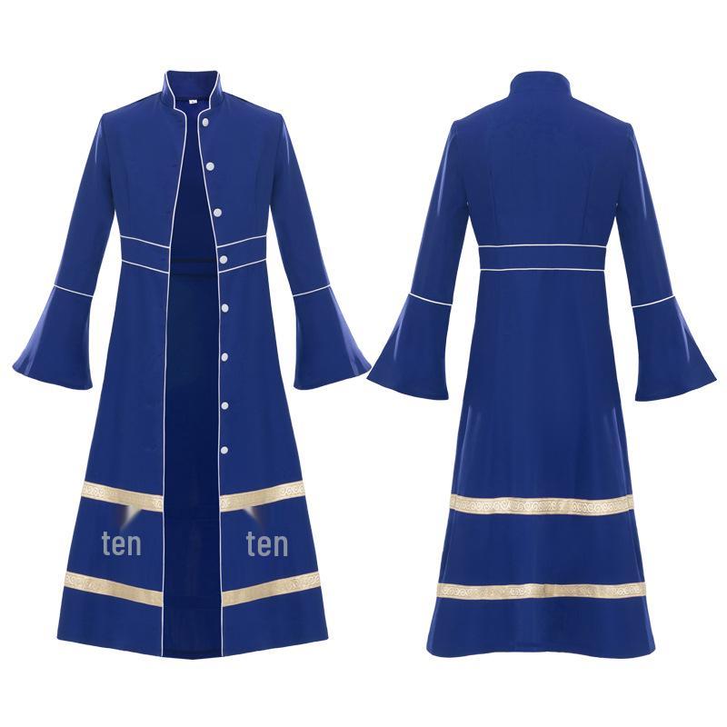 Medieval Monk Priest Halloween Cosplay Robe