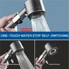 High-pressure Shower Head with Massage Brush Filter 3 Modes Adjustable Water Spray Rain Shower Faucet Bathroom Accessories