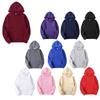 Mens Casual Hooded Sweatshirt Long Sleeve Pullover with Drawstring Hood Kangaroo Pocket Solid Color Streetwear