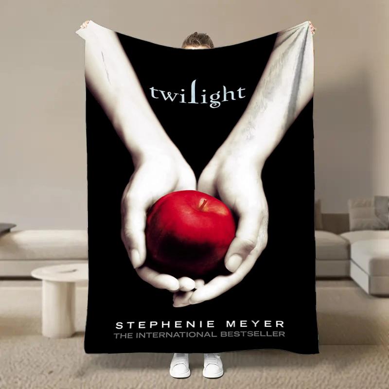 Warm Soft Classic Movie T-Twilight Print Blanket Fluffy Children and Adults Sofa Plush Bedspread Throw Blanket for Sofa Bed