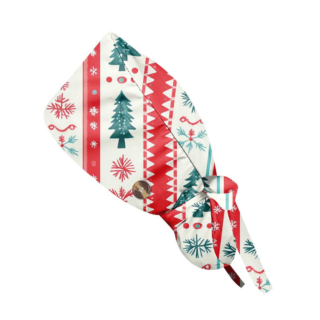 Модная рождественская рабочая кепка с принтом, повседневная женская кепка с хвостиком, кепка с повязкой, кепка Baotou