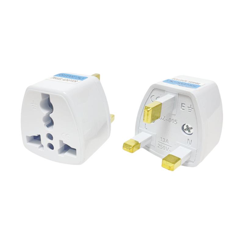 Universal Adapter: EU/US/Malaysia to UK Plug Converter
