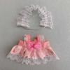 20CM Cap Dress Suit Multicolor Hairband Suspender Gift Doll Clothes  Cotton Stuffed Doll
