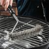 BBQ Grill Barbecue Kit Portable Anti Rust Brush Clean Accessories Non Stick Cleaning Brushes Barbecue Wire Brush Cooking Tools