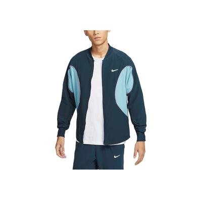 Куртка Court Advantage Dri-Fit Woven Quick-Dry Zip Jacket Men Jacket Deep-Sea-Blue Denim-Green Bright-Burgundy FD5342-478