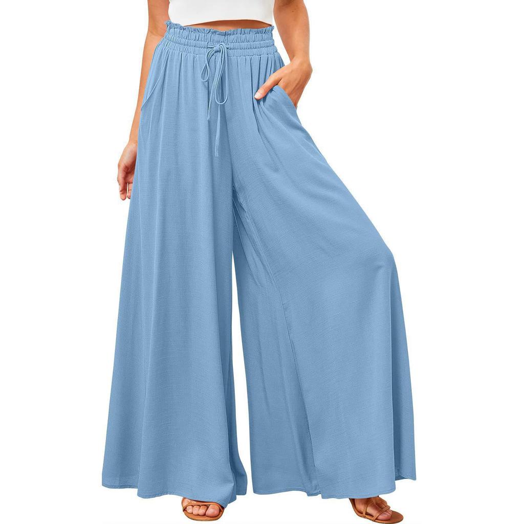 Женские брюки с высокой талией, широкие длинные брюки, облегающие спортивные брюки для занятий йогой на открытом воздухе, повседневные бегуны