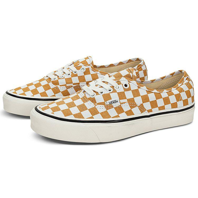 Vans Authentic 44 DX Checkerboard - Honey Yellow Unisex Sneakers VN0A7Q5CBLS