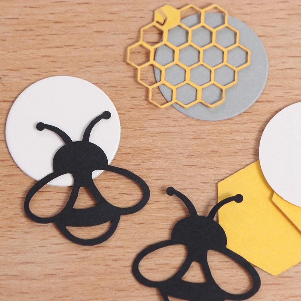 100pcs Cartoon Bee Hive Confetti Black Golden Bee Theme Decoration Birthday Party