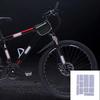 10 шт./компл., практичная, хорошая прочность, светоотражающая наклейка без остатков, солнцезащитная наклейка на тело велосипеда, отражающие наклейки для езды на велосипеде