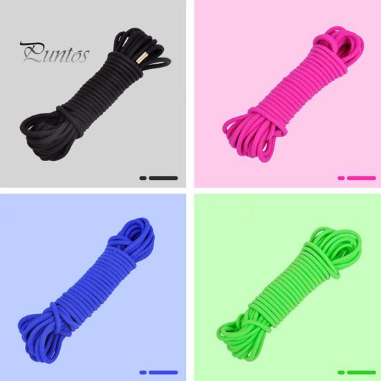 Nylon Rope Toy Kid Rubber Band Vibrant Color Wear-resistant Extra-Long High Elasticity Metal Buckle Design Entertainment Jump Family Cooperation