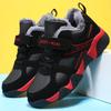Autumn and Winter Boys' Sneakers Plush Warm Leather Comfortable Tennis Shoes Casual Outdoor Sports Comfortable Tennis Shoes for Children