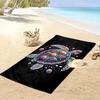 Colorful Cosmic Turtle Design Beach Towel Beach towel quick-drying for travel outdoor sports jogging beach and swimming