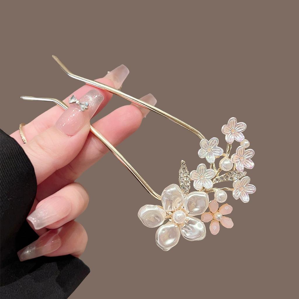 Элегантный китайский стиль заколка для волос кисточка палочка для волос традиционный цветочный дизайн прическа аксессуар женские ювелирные изделия шпилька игла для волос