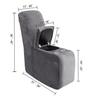 Additional Recliner Console Cover Elastic Reclining Console Slipcover Non Slip for Sofa Cover Recliner Couch Cover