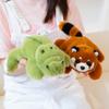 10 Kinds Stuffed Cartoon Animal Plush Doll Lovely Fox Raccoon Unicorn Pig Bear Tortoise Crocodile Panda Cat Dog Toys Table Decor