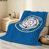 1PC Leeds Football Club Patterned Flannel Blanket Suitable For All Seasons For Home Decor Warmth And Comfort Gifts Holiday Present