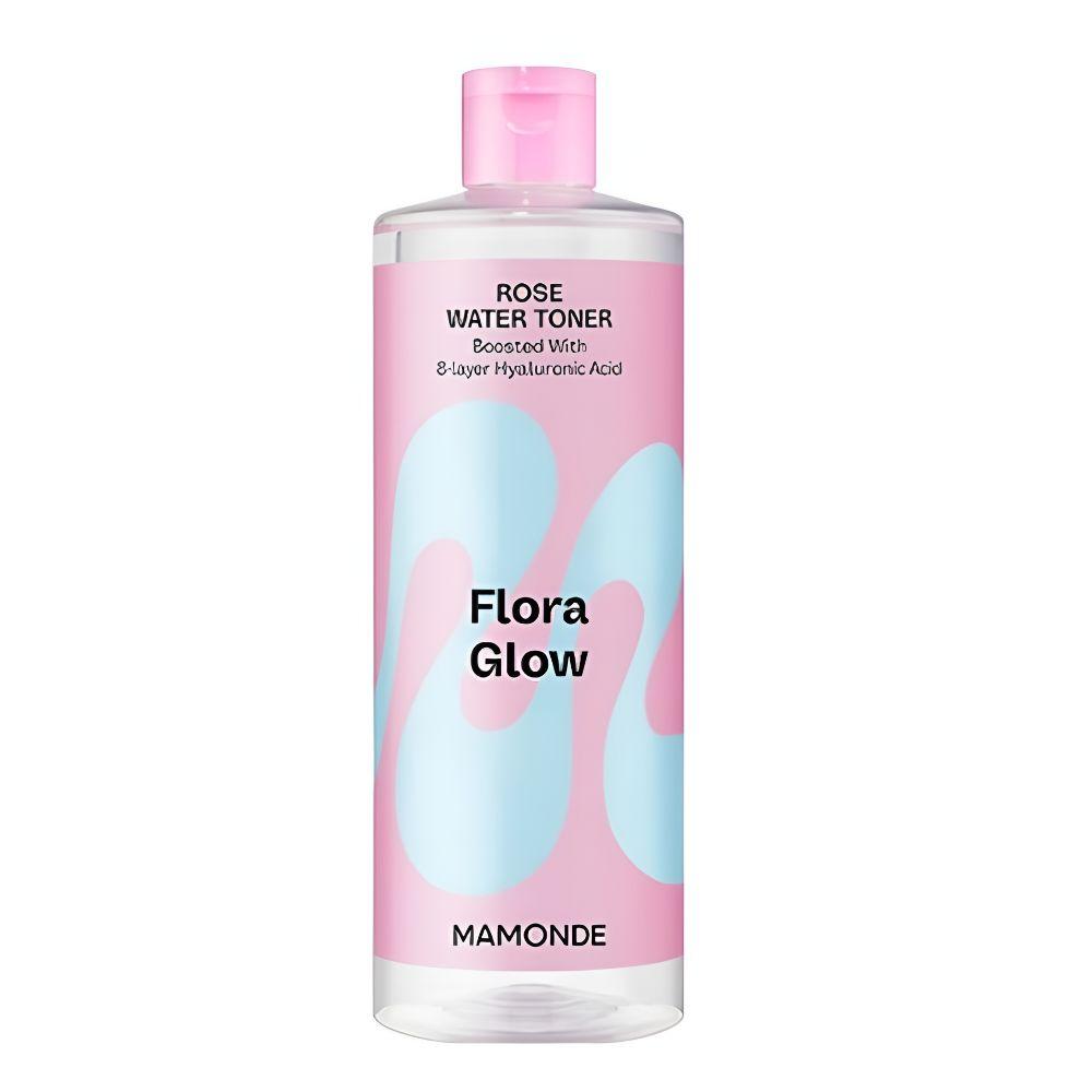 Mamonde Flora Glow Rose Water Toner Hydrating Brightening Korean Facial Toner 500ml