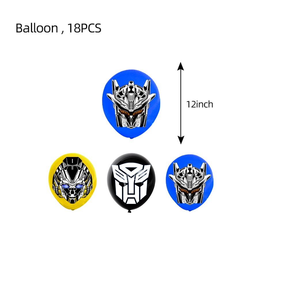 Новое поступление Товары для вечеринки в стиле Трансформеров Украсьте свою вечеринку пластиковыми тарелками, бумажными салфетками и скатертью