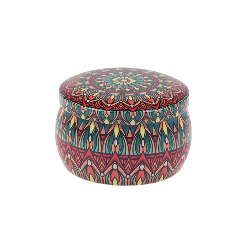 Винтажная жестяная банка для свечей, конфет, печенья, коробка для хранения сухих специй, подходящая для самостоятельного изготовления свечей, косметической мази, Рождество