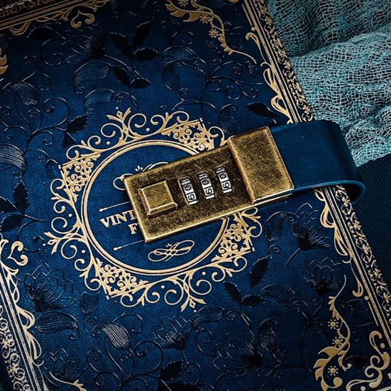 Блокнот в стиле ретро с цифровым кодовым замком, защищенный паролем, журнал, дневник, органайзер-планировщик для студентов