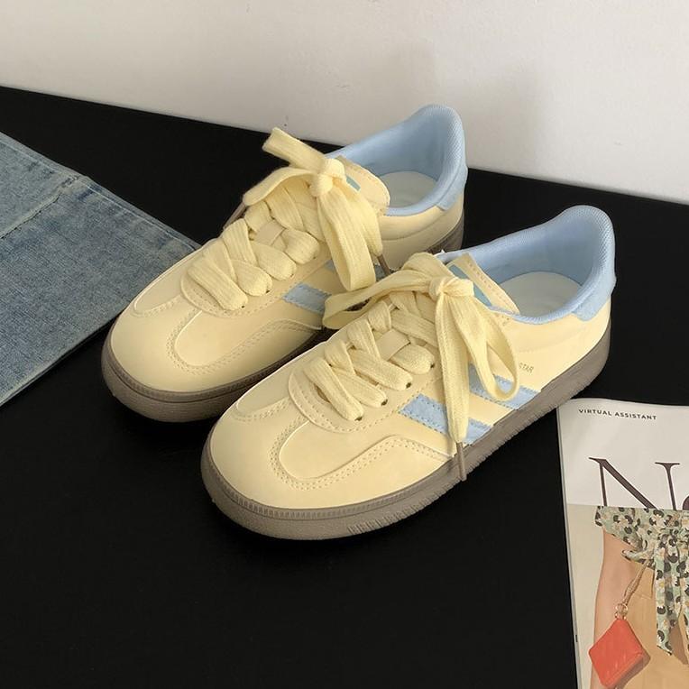 Fashion Trend Versatile Retro Platform Training Shoes Women's 2025 New Spring and Autumn Light Casual Sports Soft Baseplate Shoes