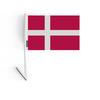 Drapeau Adhésif - Дания - 14 x 21 см - 10 шт. - Полиэстер - Léger et Robuste
