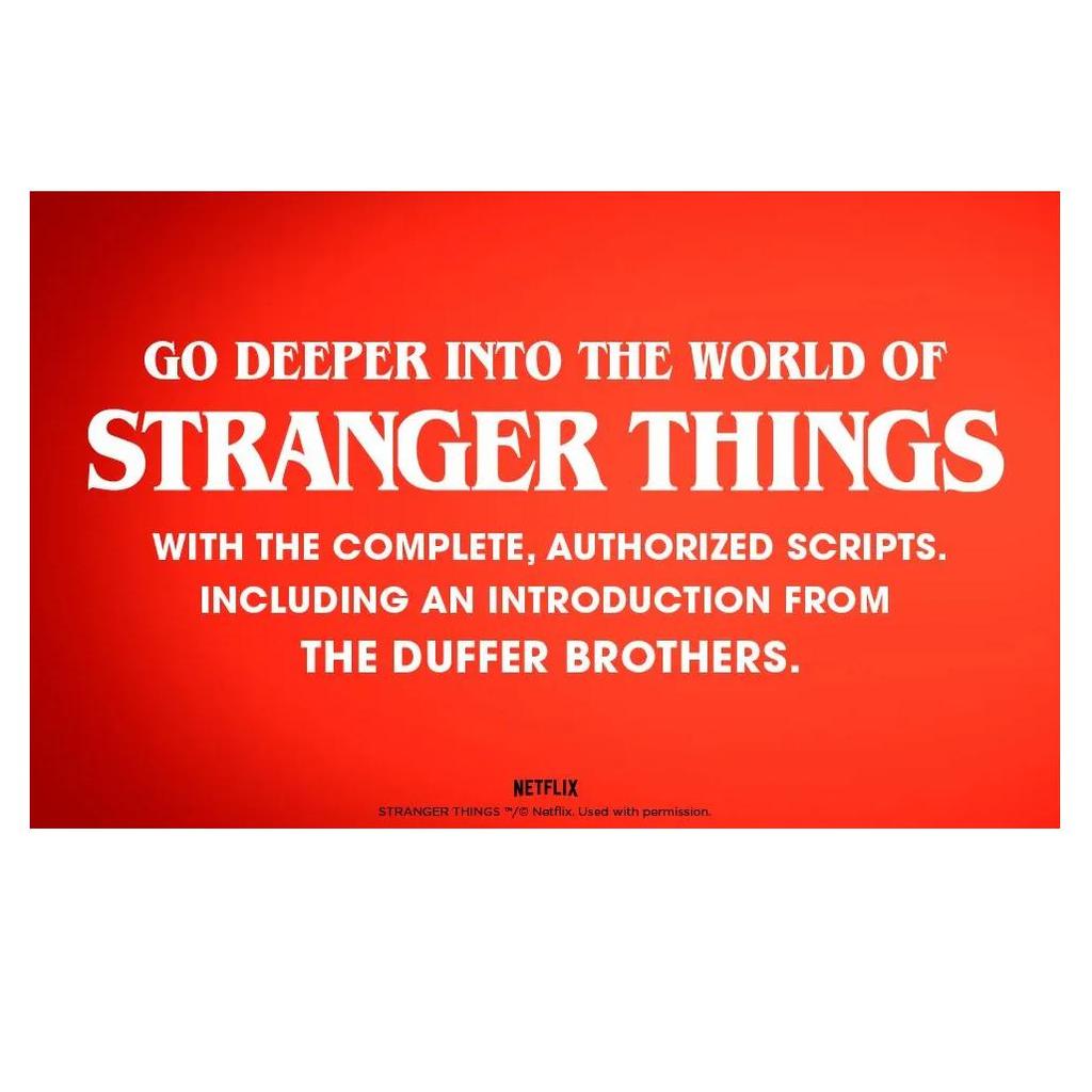 Book Stranger Things: The Complete Scripts, Season 1