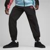 Puma Футбольный клуб «Манчестер Сити» с цветным дизайном, повседневные трикотажные спортивные брюки с эластичной резинкой на талии, черные 777106-01
