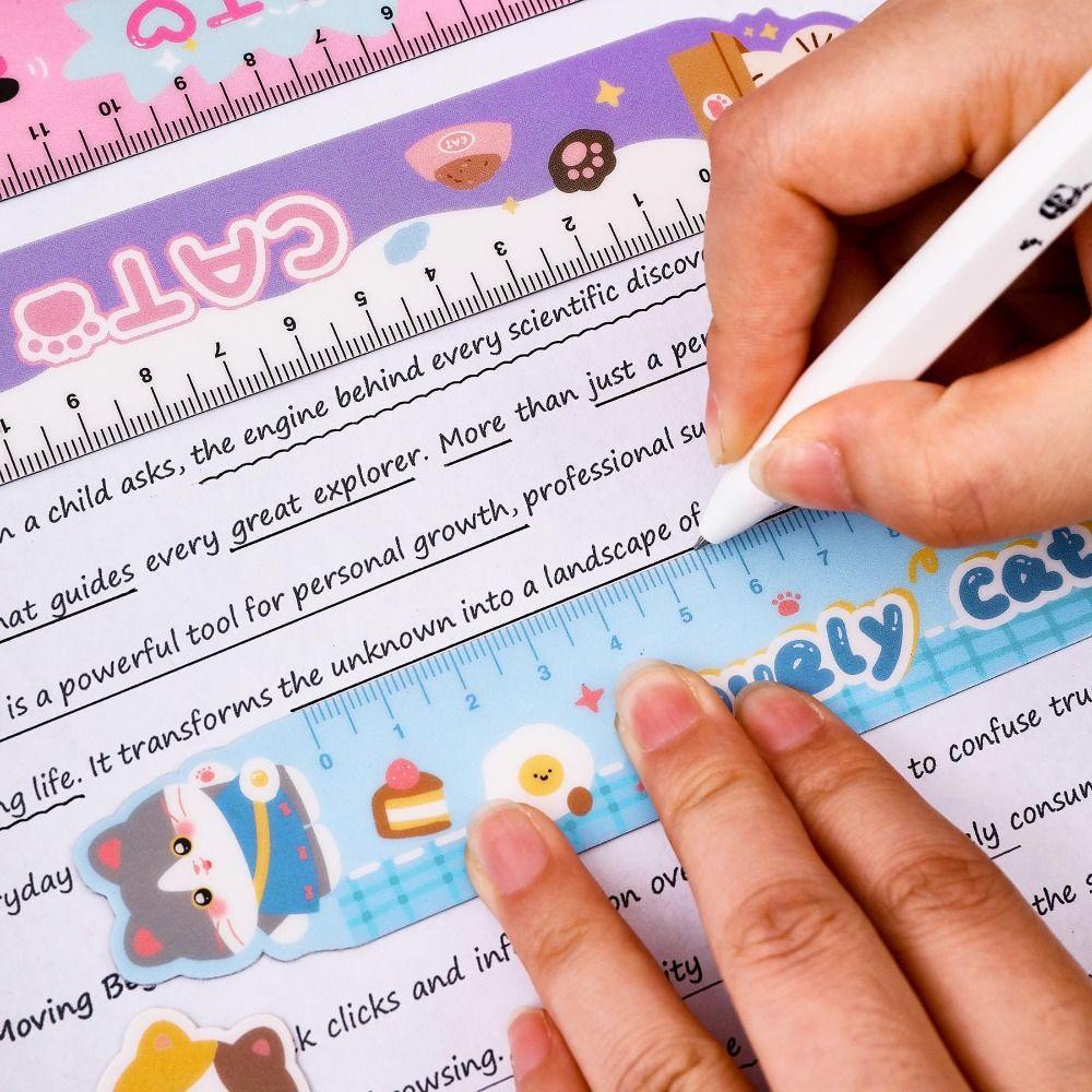 Stationery Bookmark Ruler Book Markers Cute Reading Book Clip  School Office Supplies