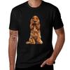 Cocker Spaniel Dog T-Shirt Men T Shirt Cotton 100% Anime T Shirts Oversize T Shirts for Man Cotton T-Shirt