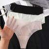 Transparent Thong Panties Women Ultra-thin Sense Sexy Female Seamless Low Waist Quick Drying G-string Underwear