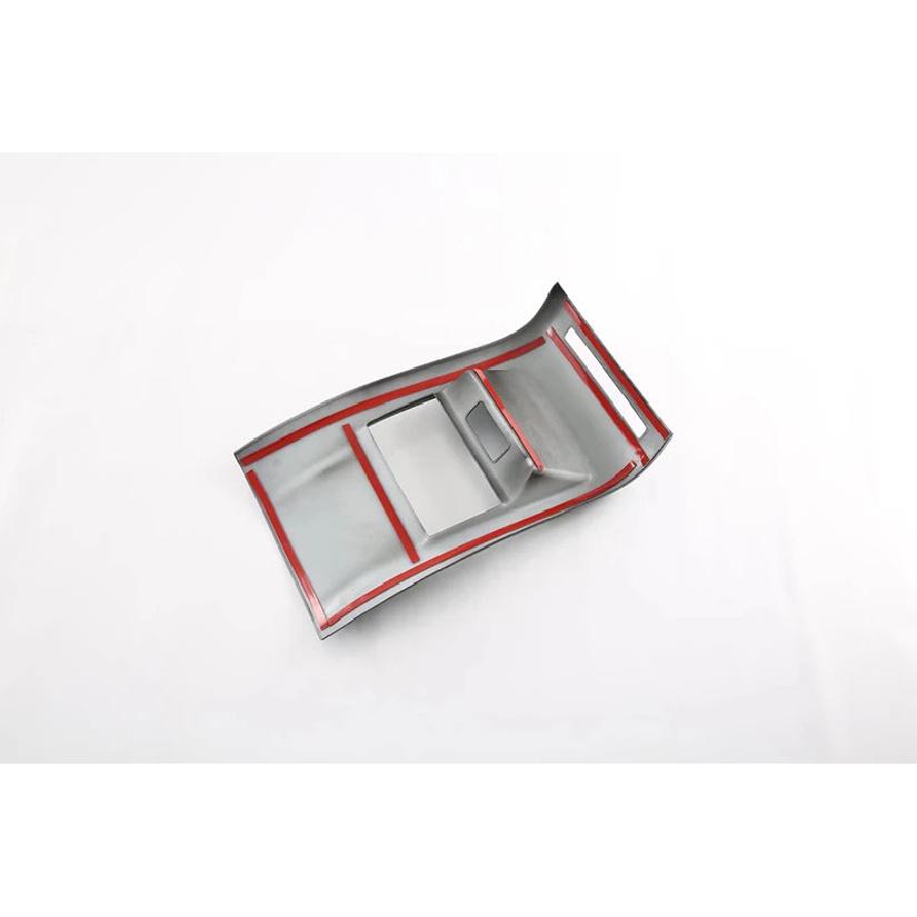 For BYD ATTO 3 Yuan Plus   Car Accessories Carbon Fiber Style Plated Armrest Box Rear Air Vent Frame Trim Cover