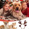 Dog Christmas Headband Dog Antler Headband Christmas Headwear For Puppy Reindeer Pet Costumes Accessories For Rabbits Pets Dogs