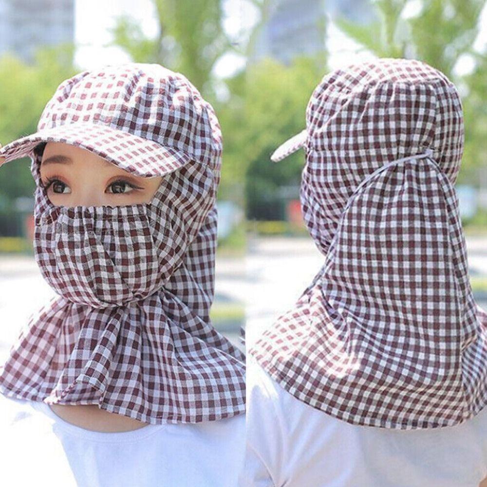Fishing Hunting Hiking UV Protection Face And Neck Sun Hat Protective Cover Women Hats Ear Flap