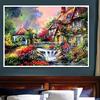 Diamond Painting Embroidery Landscape Cross Stitch Crystal Rhinestone Pasted Crafts Needlework