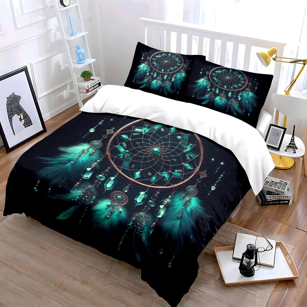 Dreamcatcher Pattern Bedding Set Bedding Duvet Cover Set Duvet Cover Pillowcases (1 * Duvet Cover 2 * Pillowcases, without duvet insert)