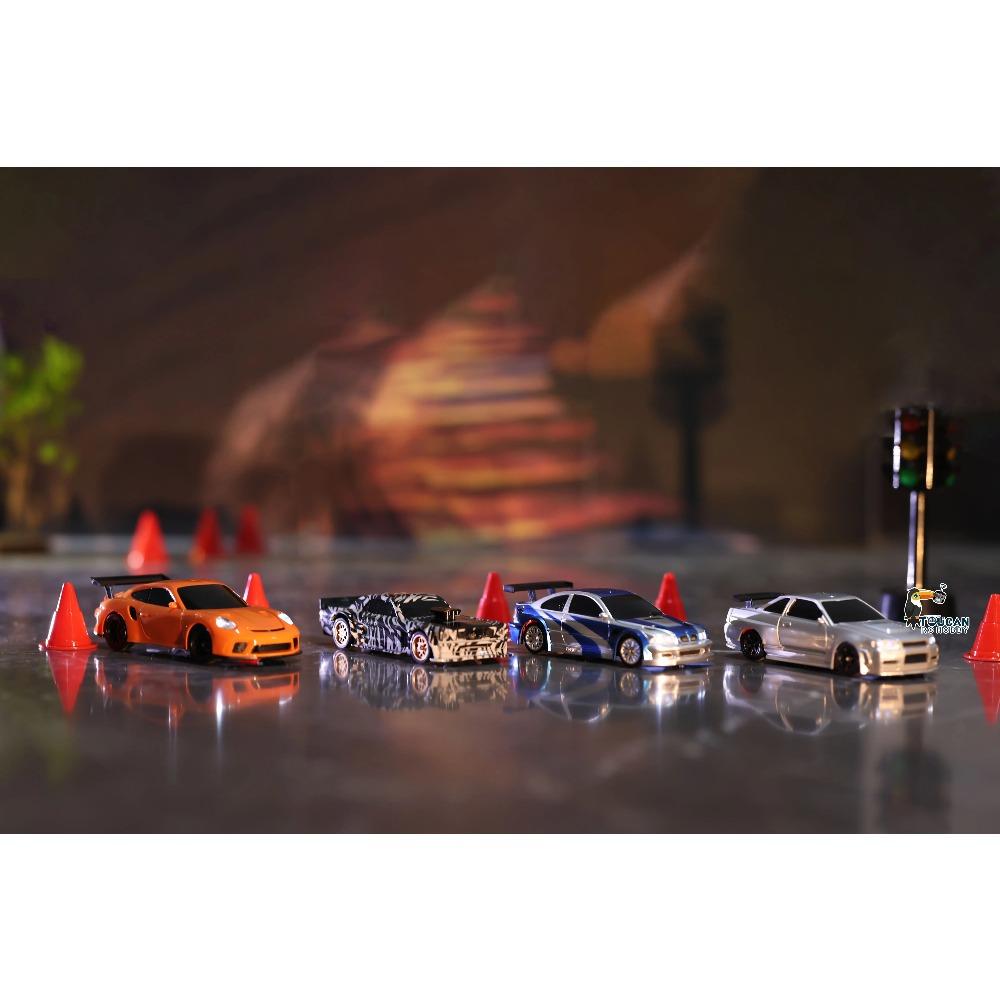 Новый RC Дрифт-кар Модернизированный Гироскоп 1/43 Гоночный RTR 4WD Полный Привод Высокоскоростная Модель с Радиоуправлением 2.4g Дрифт Гоночный Автомобиль Мини Подарок