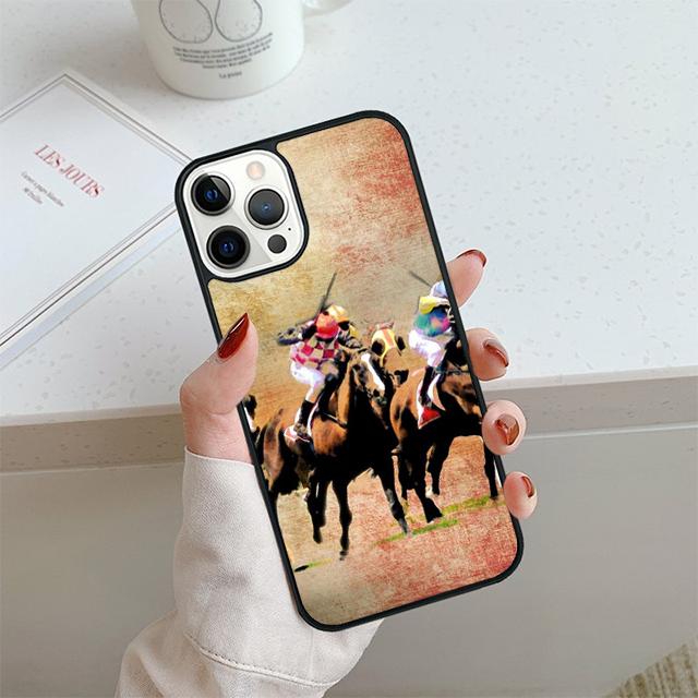Чехол для телефона с узором Лошадь Пони Для iPhone 17 Air 14 15 16 13 12 Чехол Для Apple 14 15 16 Pro Max Plus Coque