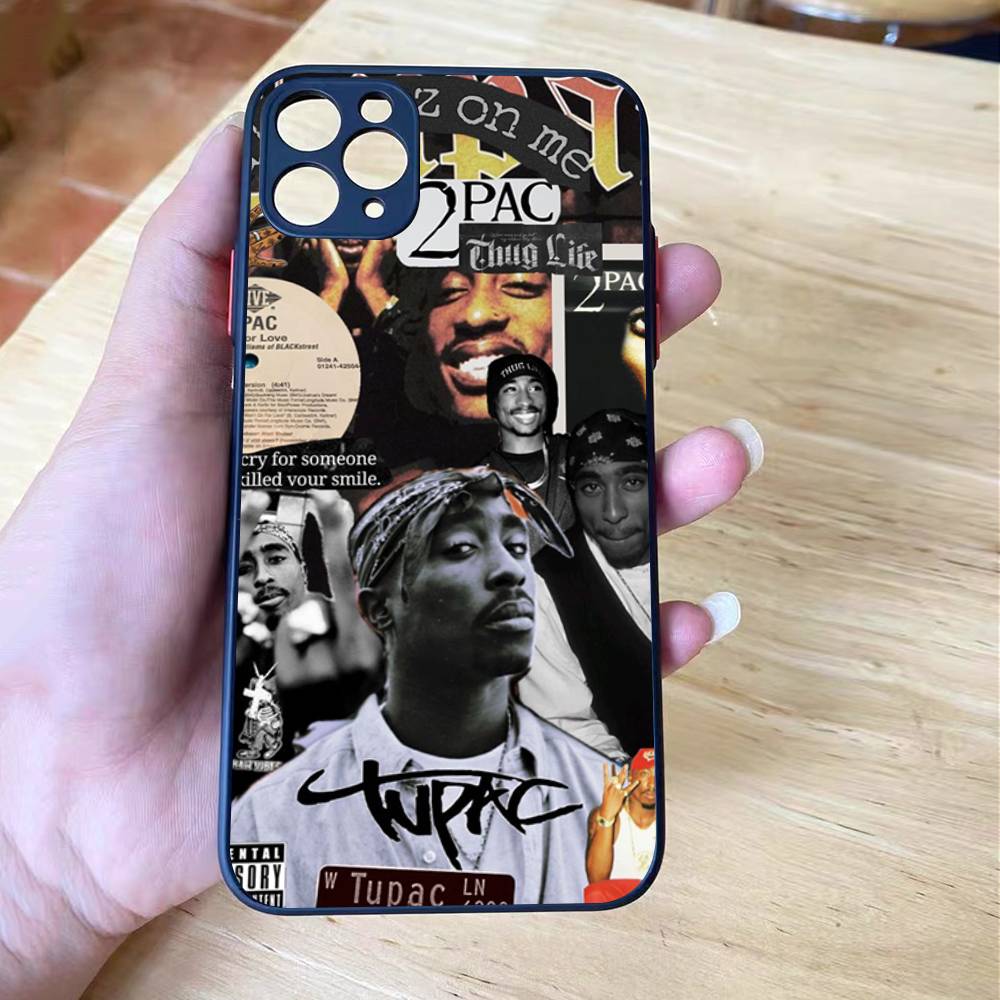 Рэпер 2Pac Певец Тупак Чехол Для iPhone X XS 11 12 13 14 15 16 pro MAX mini Чехол Для Телефона Матовый Ударопрочный