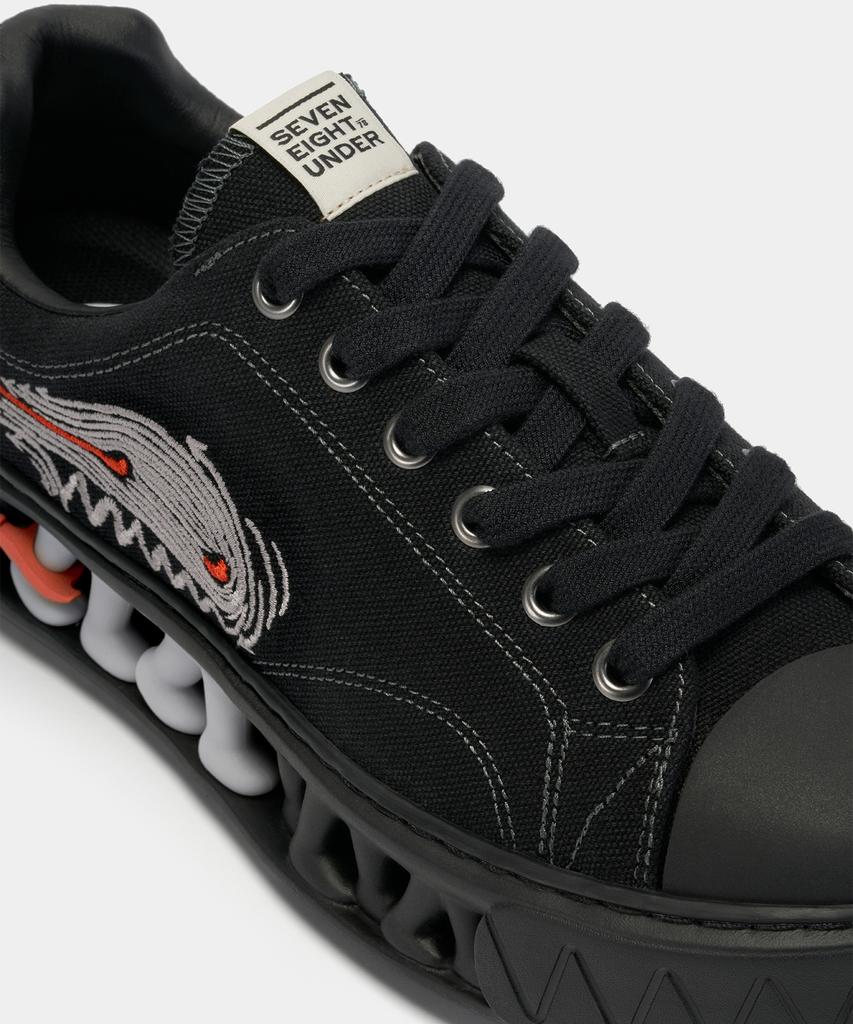 78Under M-3 Graphic Low Top_Ash Black