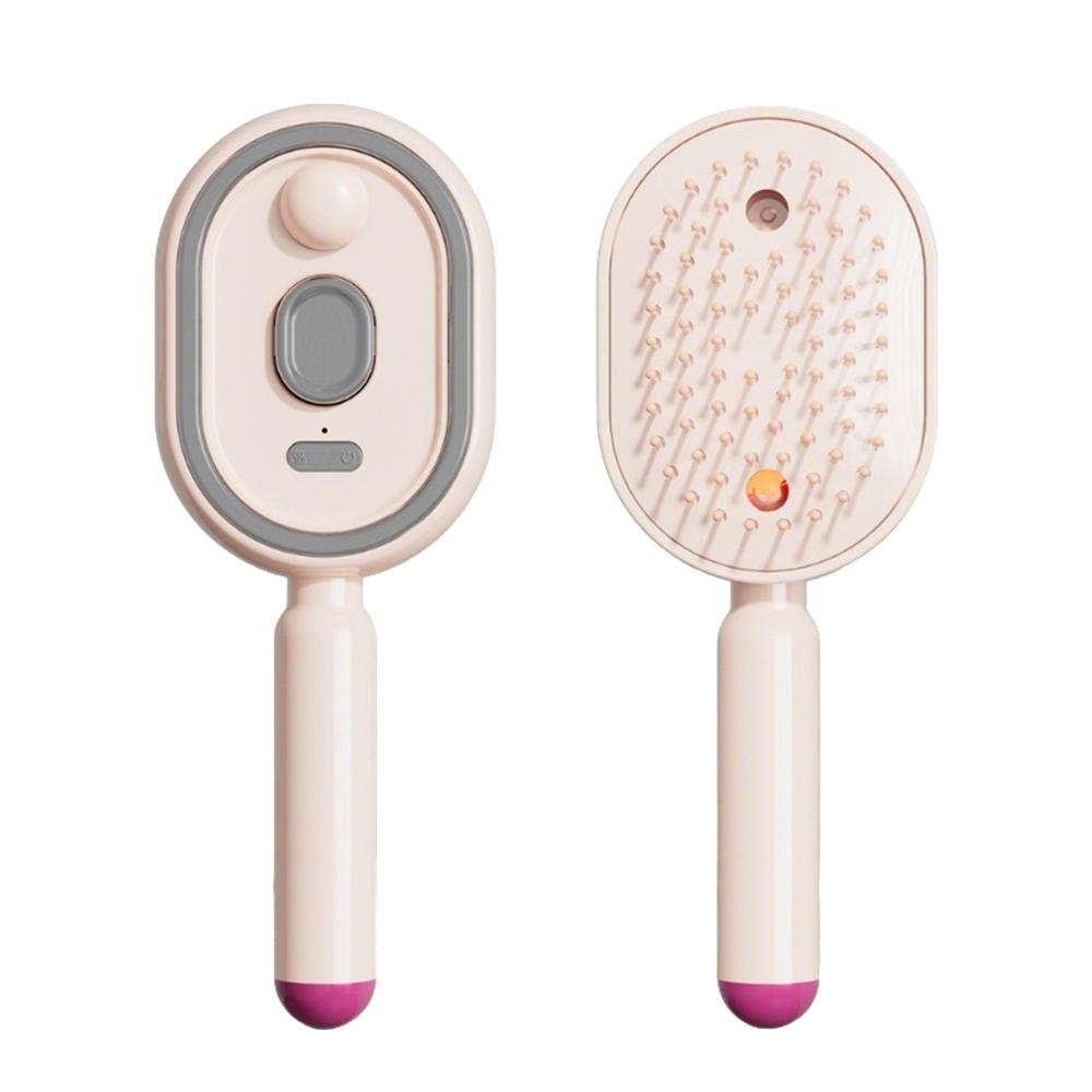 USB Electric Spray Air Cushion Massage Comb, Electric Spray Air Cushion Comb, 5-in-1 Detangling Hair Brush for Dry Frizzy Hair