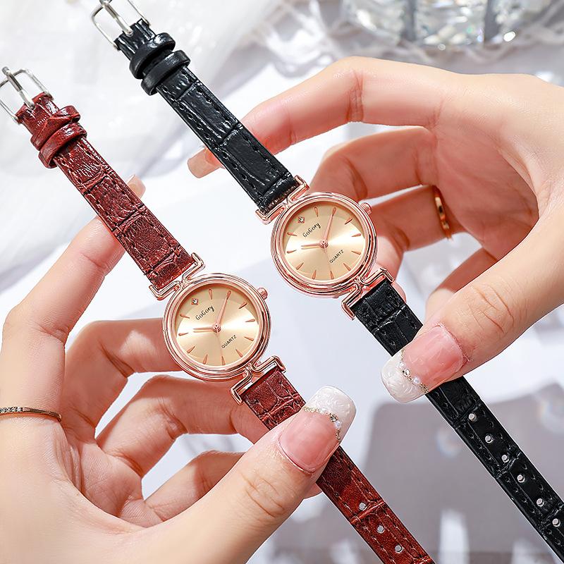 Женские кожаные часы антикварные простые женские кварцевые наручные часы женские часы подарок