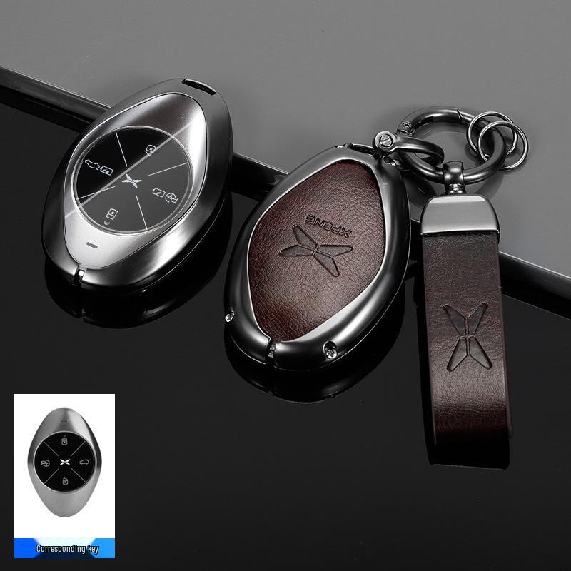 Чехол для ключа автомобиля Xpeng для моделей G3i, P7i, P5, G9, G3i, G6 - Защитный корпус и пряжка