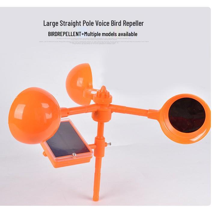 Светоотражающий отпугиватель птиц на солнечной батарее для садов и сельхозугодий