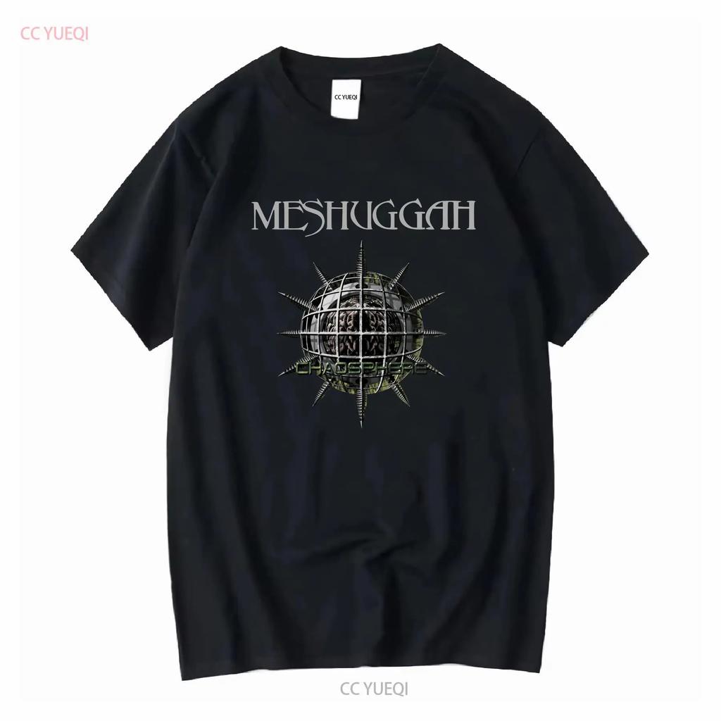 Rare Vintage Meshuggah Band Black Cotton Size S To XL T Shirt PP vintage Washed designer clothes Stretched graphic