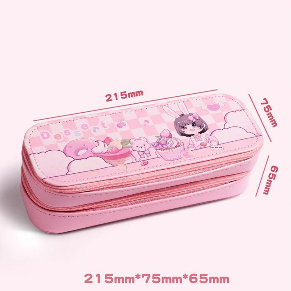Portable Storage Box Multi-function Pen Case Durable Pencil Case  Student School Supplies