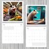 2025 Screaming Possum Calendar Featuring Adorable Artwork For Unique Home Decor Gifts